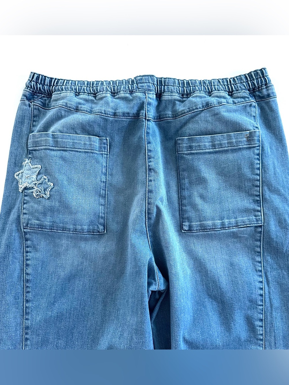 Anthropologie The Izzie Relaxed Pull-on Barrel Jeans by Pilcro | XL | EUC - Picture 8 of 16